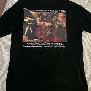 Off-White Black Graphic T-Shirt